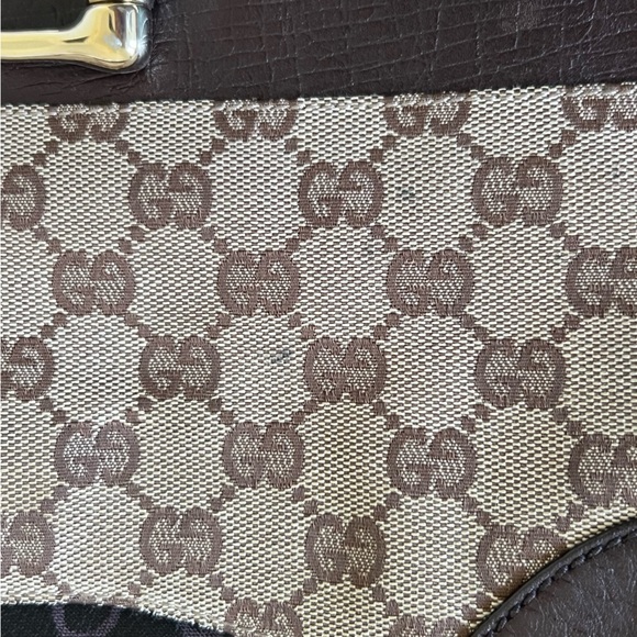 Authentic Gucci Hasler Horsebit Monogram purse - Picture 9 of 13
